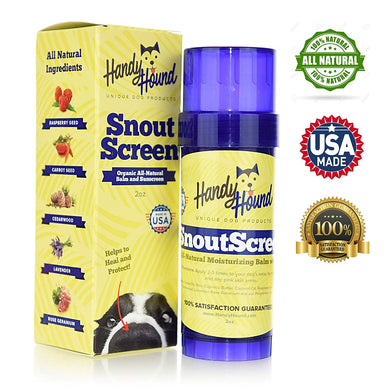 Handy Hound SnoutScreen | Nose Balm | Moisturizing All Natural Sunscreen For Dogs, 2 Oz